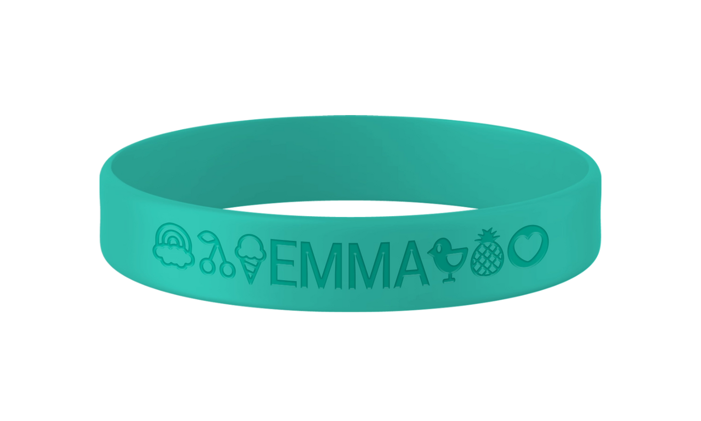 Aqua SOS armband kind watervast met naam en gravure