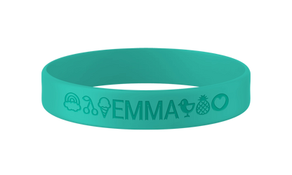 Aqua SOS armband kind watervast met naam en gravure