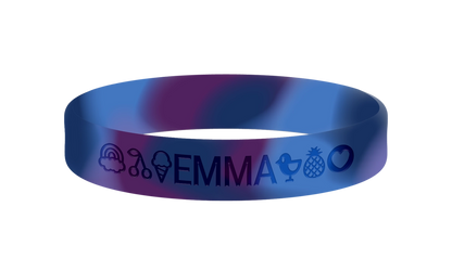 Galaxy SOS armband kind met naam en telefoonnummer