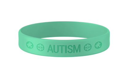 Mint SOS armband kind siliconen met naam en telefoonnummer